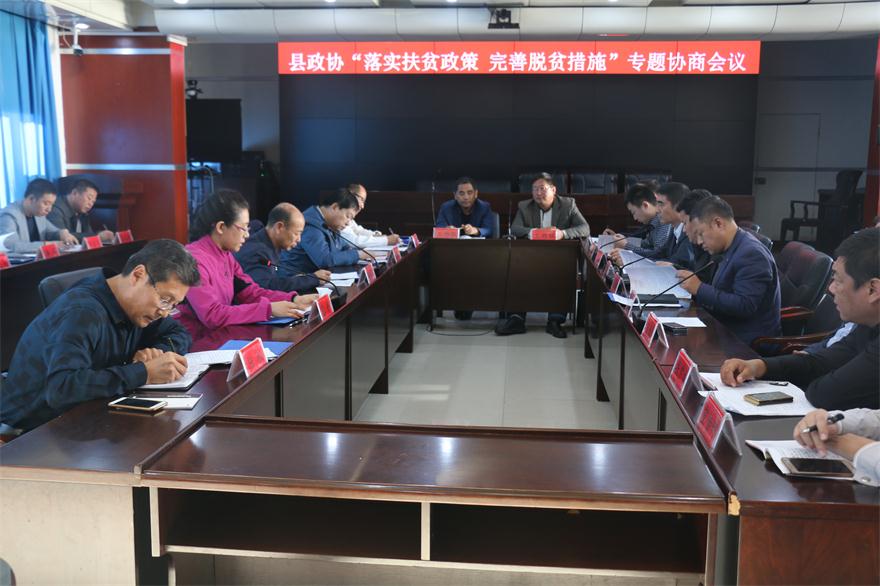 落实精准扶贫专题协商
